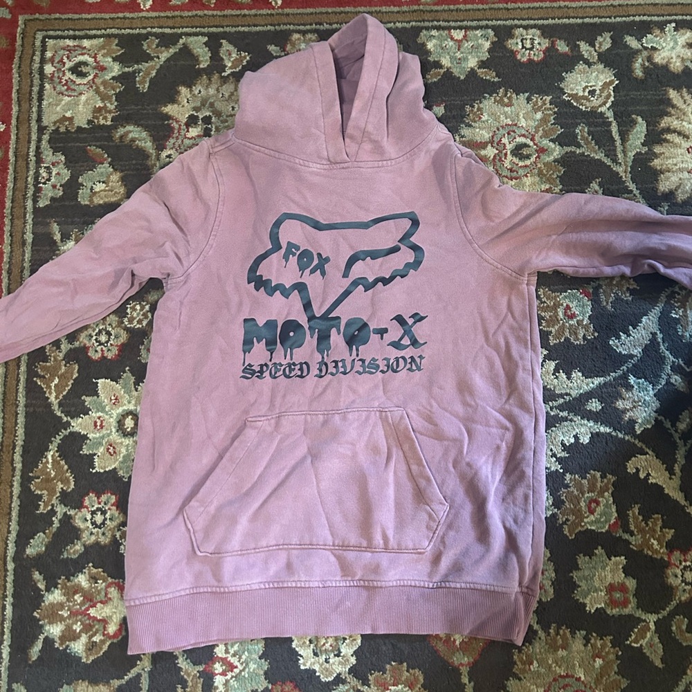 Fox Casual Hoodie in Mauve